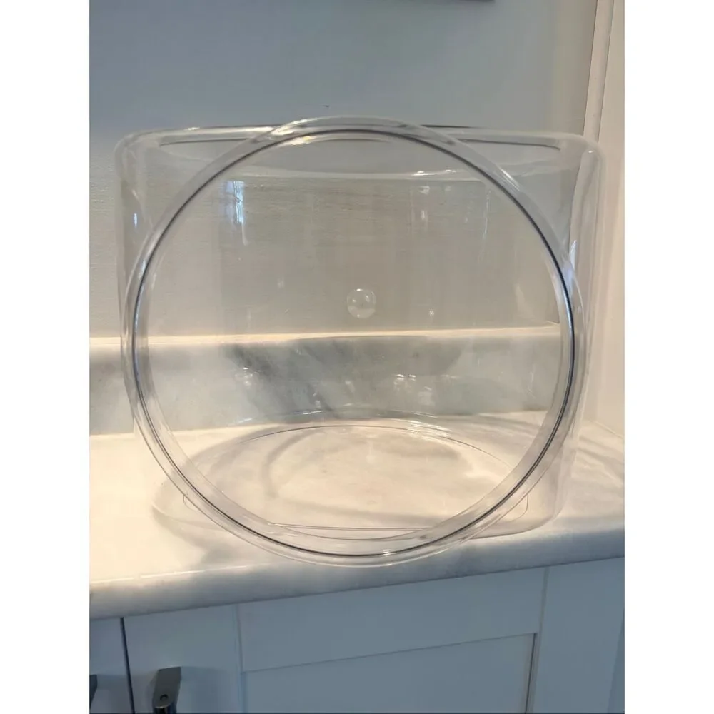 Acrylic Transparent Space Capsule Indoor Pet Cat Bed Clear 13.78